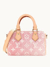 PINK MINI DENIM DUFFLE BAG